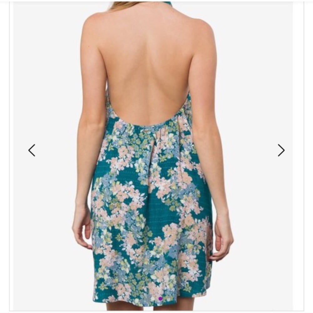 NWT Roxy Wander Notch-Neck Dress